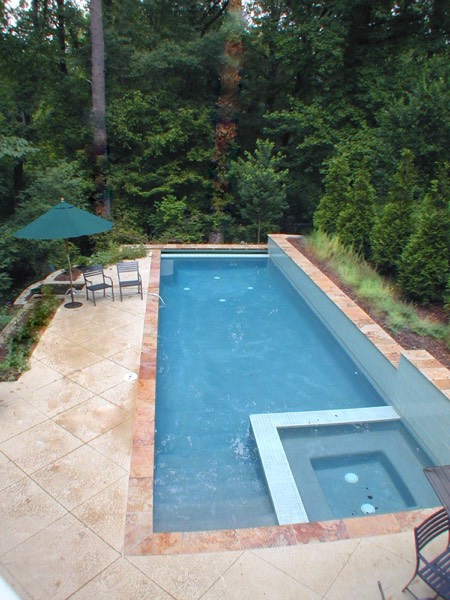 Lap pool on Virginia Highland small lot